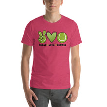 Load image into Gallery viewer, Peace Love Tennis - Short-Sleeve Unisex T-Shirt
