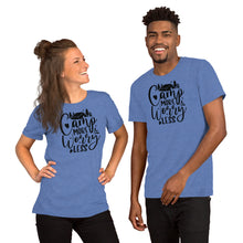 Load image into Gallery viewer, Camp more worry less 2 Short-Sleeve Unisex T-Shirt
