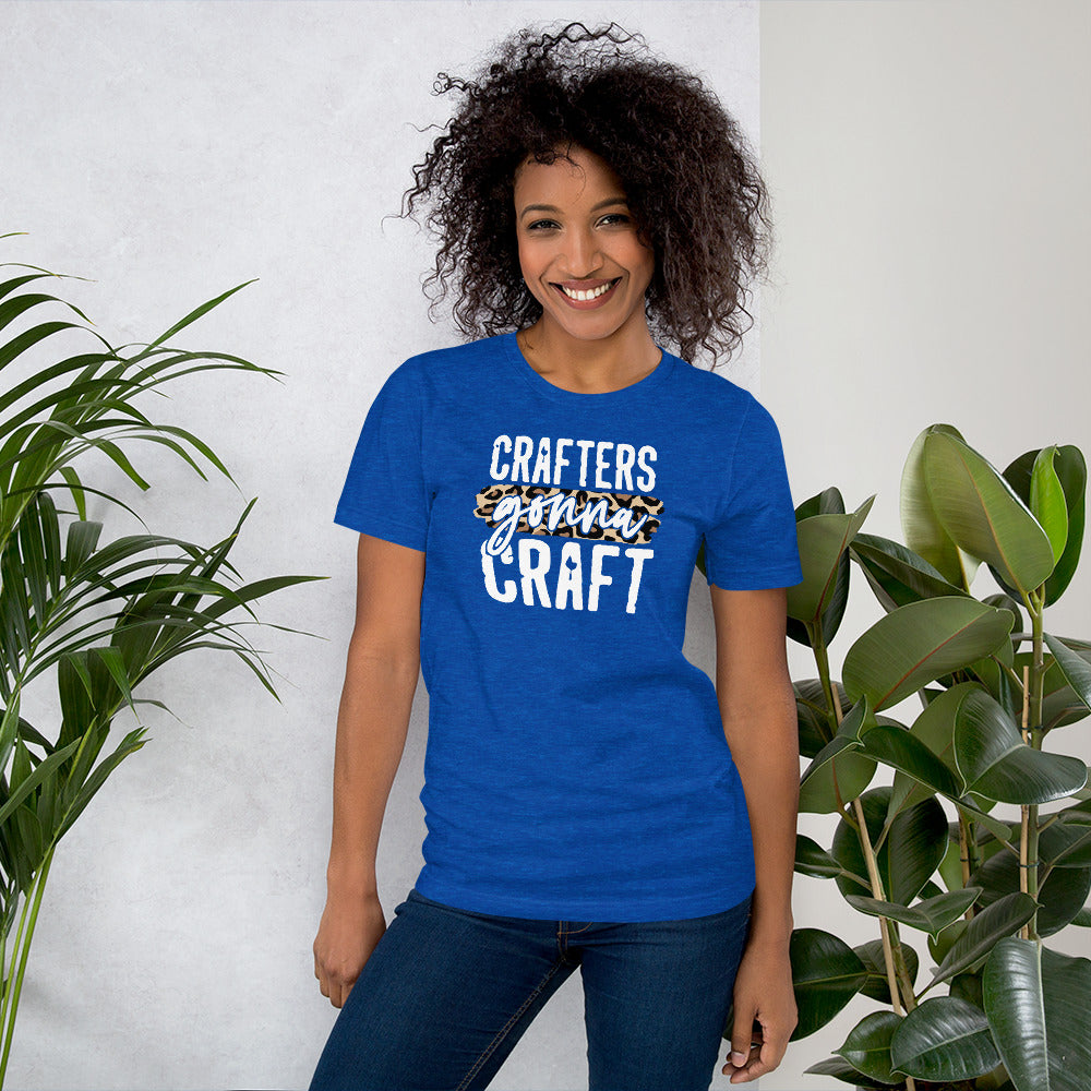Crafters Gonna Craft - wht - Short-Sleeve Unisex T-Shirt