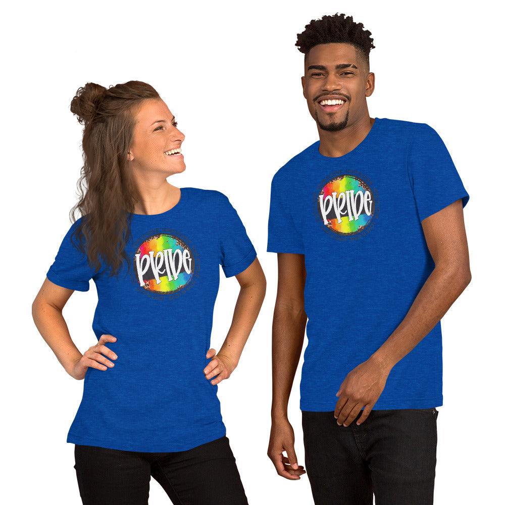 pride rainbow circle - Short-Sleeve Unisex T-Shirt