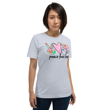 Load image into Gallery viewer, Hair -  Peace - Love - Hair  Short-Sleeve Unisex T-Shirt
