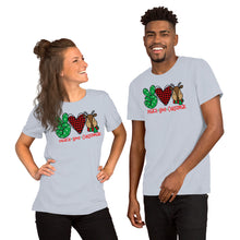 Load image into Gallery viewer, Peace Love Christmas 2 - Short-Sleeve Unisex T-Shirt
