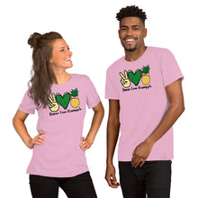 Load image into Gallery viewer, Peace Love Pineapple - Short-Sleeve Unisex T-Shirt
