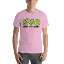 Load image into Gallery viewer, Peace Love Tennis - Short-Sleeve Unisex T-Shirt
