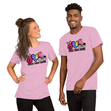 Load image into Gallery viewer, Peace Love Skate - Short-Sleeve Unisex T-Shirt
