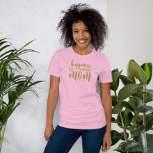 Load image into Gallery viewer, HAPPINESS IS BEING A MOM - Short-Sleeve Unisex T-Shirt
