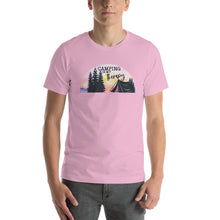 Load image into Gallery viewer, Camping Is My Therapy - Transparent - Transparent - Short-Sleeve Unisex T-Shirt
