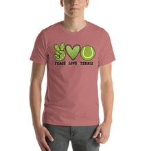 Load image into Gallery viewer, Peace Love Tennis - Short-Sleeve Unisex T-Shirt

