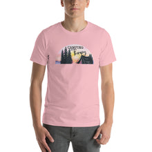 Load image into Gallery viewer, Camping Is My Therapy - Transparent - Transparent - Short-Sleeve Unisex T-Shirt
