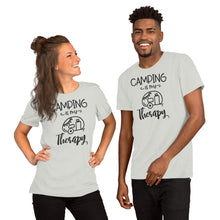 Load image into Gallery viewer, Camping is my Therapy Short-Sleeve Unisex T-Shirt
