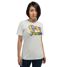 Load image into Gallery viewer, Teach - Teacher - Heart - Peace Short-Sleeve Unisex T-Shirt
