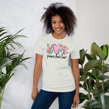 Load image into Gallery viewer, Hair - Peace - Love - Hair Short-Sleeve Unisex T-Shirt
