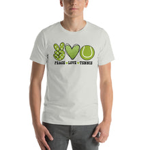Load image into Gallery viewer, Peace Love Tennis - Short-Sleeve Unisex T-Shirt
