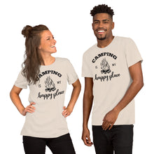 Load image into Gallery viewer, Camping is my Happy Place Short-Sleeve Unisex T-Shirt
