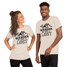 Load image into Gallery viewer, Not all who wander are lost Short-Sleeve Unisex T-Shirt
