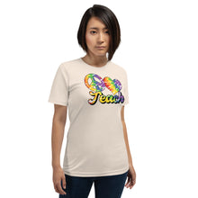 Load image into Gallery viewer, Teach - Teacher - Heart - Peace Short-Sleeve Unisex T-Shirt
