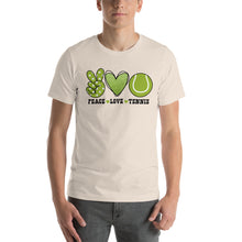 Load image into Gallery viewer, Peace Love Tennis - Short-Sleeve Unisex T-Shirt
