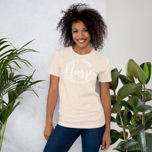 Load image into Gallery viewer, Kind &amp; Caring Nurse White - Short-Sleeve Unisex T-Shirt
