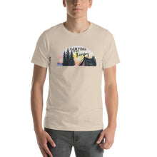 Load image into Gallery viewer, Camping Is My Therapy - Transparent - Transparent - Short-Sleeve Unisex T-Shirt
