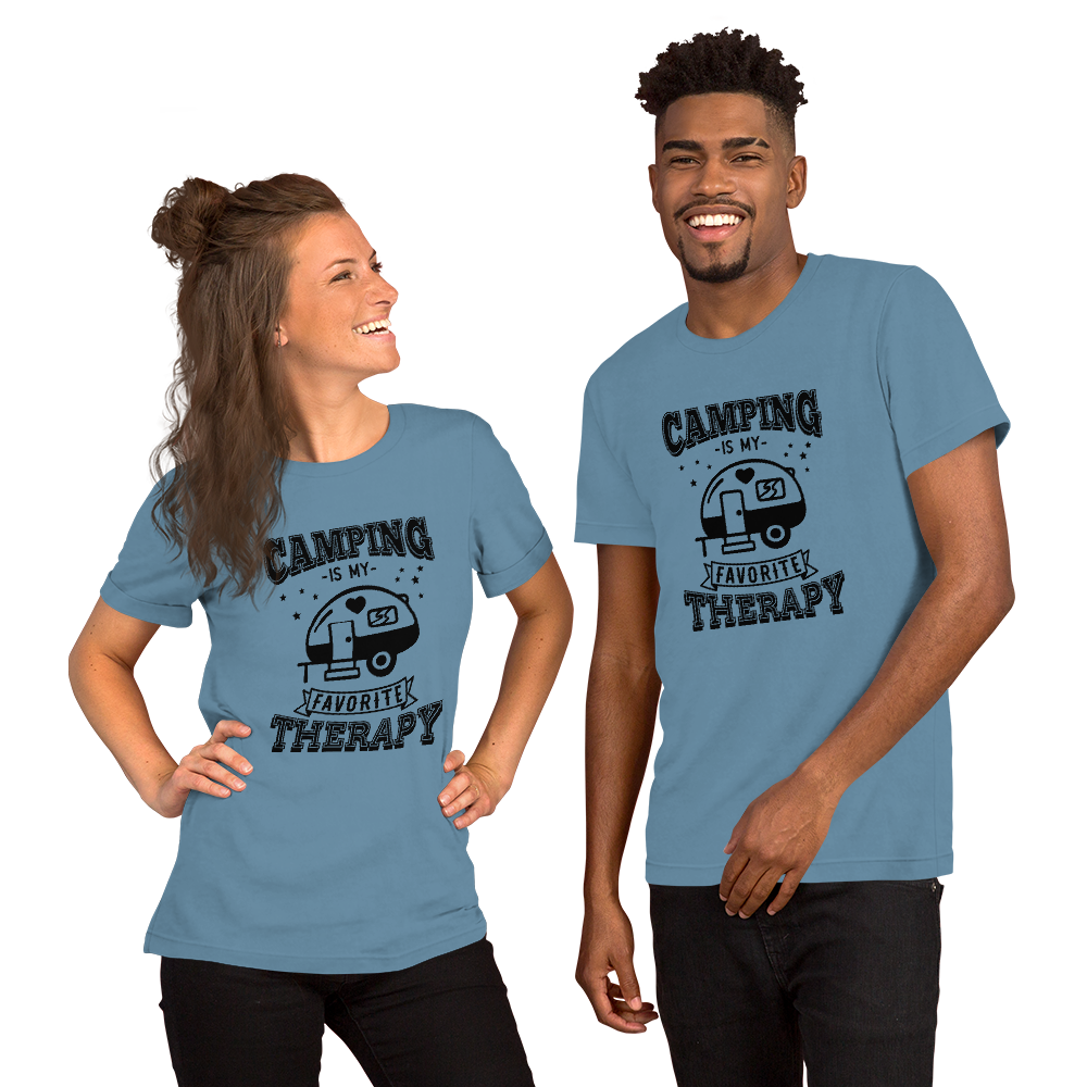 Camping is my Favorite Therapy Short-Sleeve Unisex T-Shirt