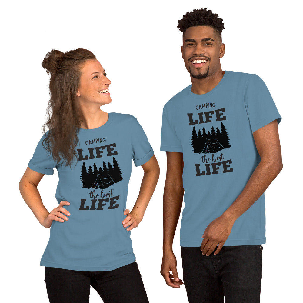 Camping Life the Best Life Short-Sleeve Unisex T-Shirt