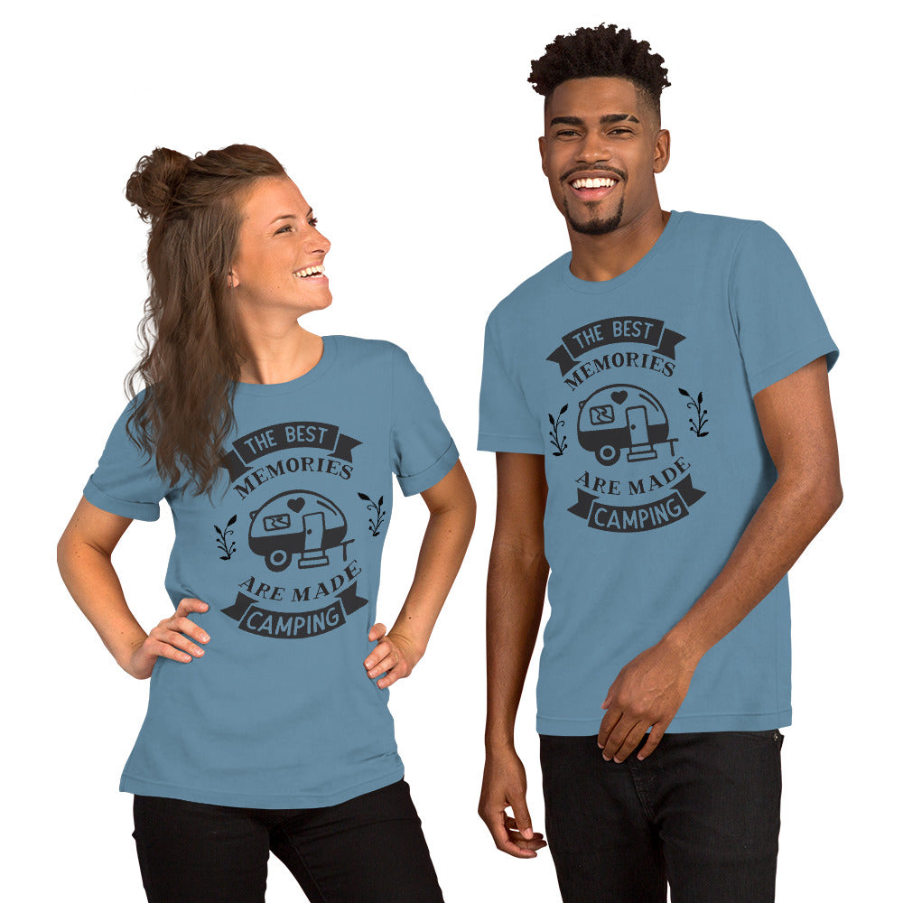 The best memories are made camping Short-Sleeve Unisex T-Shirt