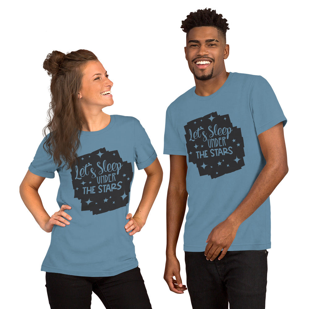 Let s Sleep Under The Stars Short-Sleeve Unisex T-Shirt