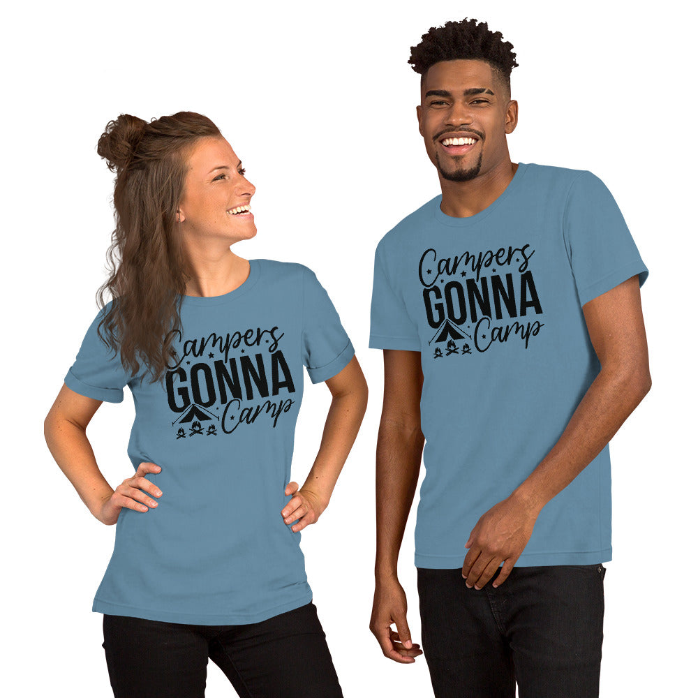 Campers Gonna Camp 3 Short-Sleeve Unisex T-Shirt