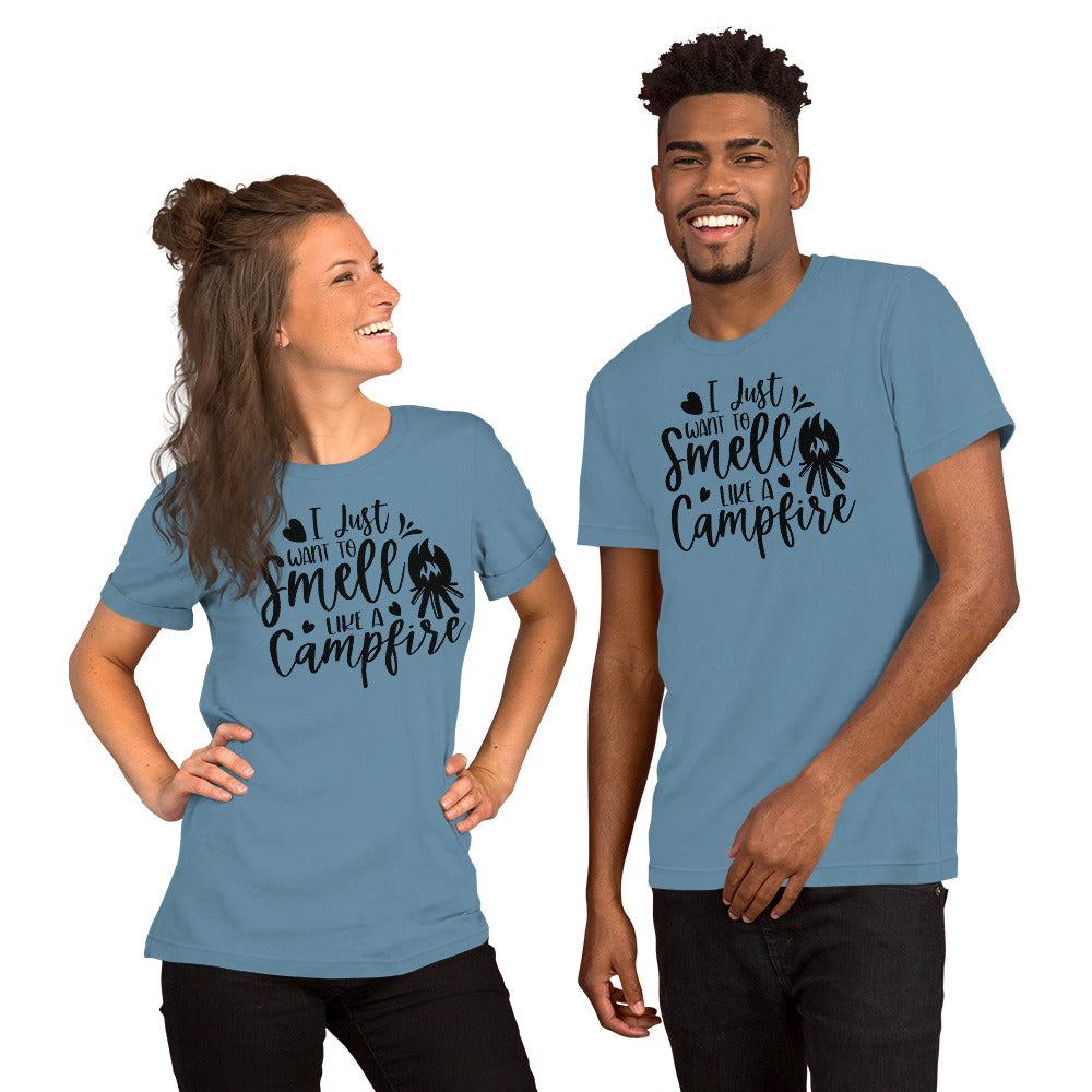 I Just Want to smell like a campfire Short-Sleeve Unisex T-Shirt