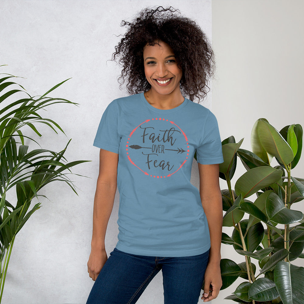 Faith over Fear - Short-Sleeve Unisex T-Shirt
