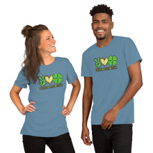 Load image into Gallery viewer, Peace Love Luck - Short-Sleeve Unisex T-Shirt
