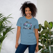 Load image into Gallery viewer, MESSY BUN AND GETTING STUFF DONE - Short-Sleeve Unisex T-Shirt
