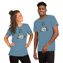 Load image into Gallery viewer, Don&#39;t Take Camping Advice from me you&#39;ll just end up drunk - Transparent - Short-Sleeve Unisex T-Shirt
