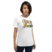 Load image into Gallery viewer, Teach - Teacher - Heart - Peace Short-Sleeve Unisex T-Shirt
