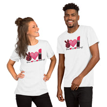 Load image into Gallery viewer, Peace Love Makeup - Short-Sleeve Unisex T-Shirt
