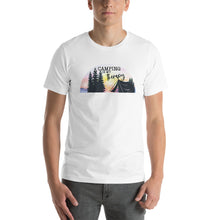 Load image into Gallery viewer, Camping Is My Therapy - Transparent - Transparent - Short-Sleeve Unisex T-Shirt
