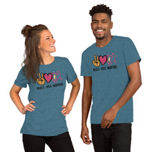 Load image into Gallery viewer, Peace Love Nursing 2 - Short-Sleeve Unisex T-Shirt
