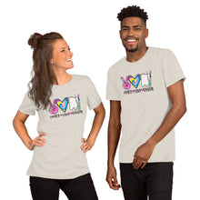 Load image into Gallery viewer, Peace Love Dental Colorful - Short-Sleeve Unisex T-Shirt
