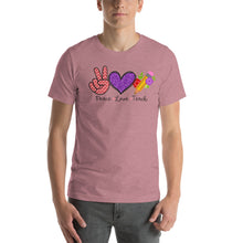 Load image into Gallery viewer, Peace-love-teach - Short-Sleeve Unisex T-Shirt
