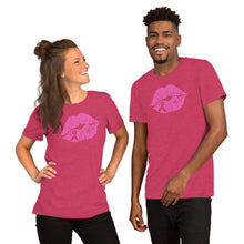 Load image into Gallery viewer, Breast Cancer Lips - Short-Sleeve Unisex T-Shirt
