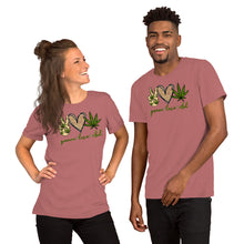 Load image into Gallery viewer, peace-love-cbd - Short-Sleeve Unisex T-Shirt
