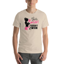 Load image into Gallery viewer, This Girl Fought And Won - Short-Sleeve Unisex T-Shirt
