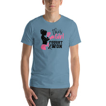 Load image into Gallery viewer, This Girl Fought And Won - Short-Sleeve Unisex T-Shirt
