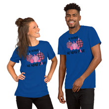 Load image into Gallery viewer, In October We Wear Pink Pumpkins - Short-Sleeve Unisex T-Shirt
