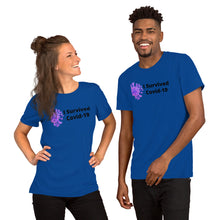 Load image into Gallery viewer, I Survived Covid19 - Short-Sleeve Unisex T-Shirt
