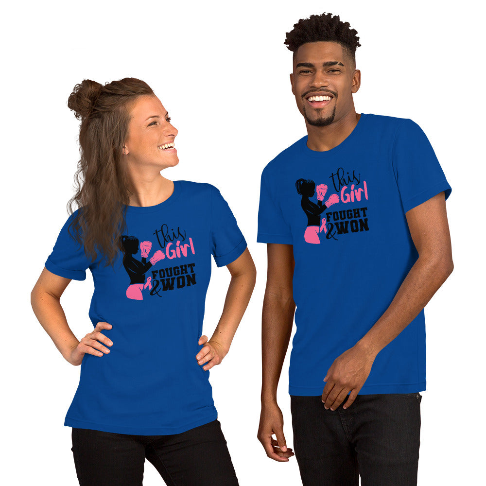 This Girl Fought And Won - Short-Sleeve Unisex T-Shirt