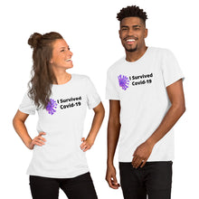 Load image into Gallery viewer, I Survived Covid19 - Short-Sleeve Unisex T-Shirt
