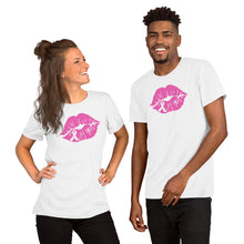 Load image into Gallery viewer, Breast Cancer Lips - Short-Sleeve Unisex T-Shirt
