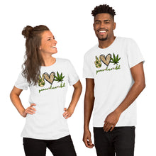 Load image into Gallery viewer, peace-love-cbd - Short-Sleeve Unisex T-Shirt
