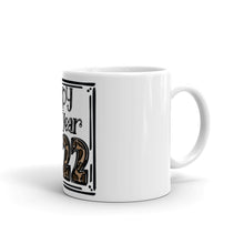Load image into Gallery viewer, Happy New Year 2022 White glossy mug
